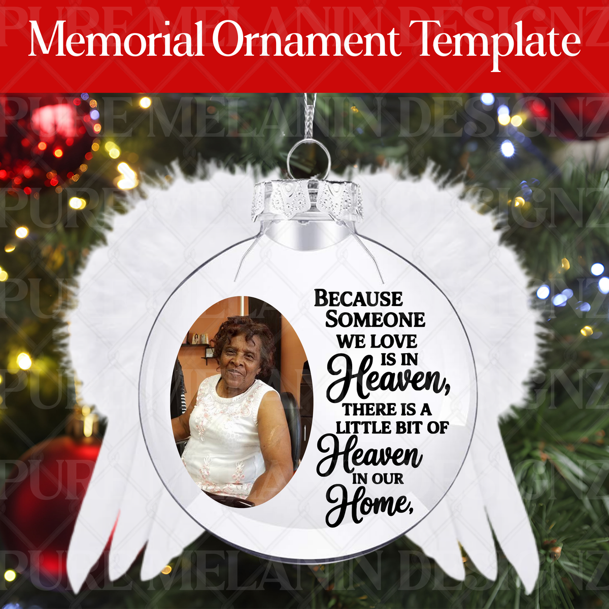 Memorial Ornament Template