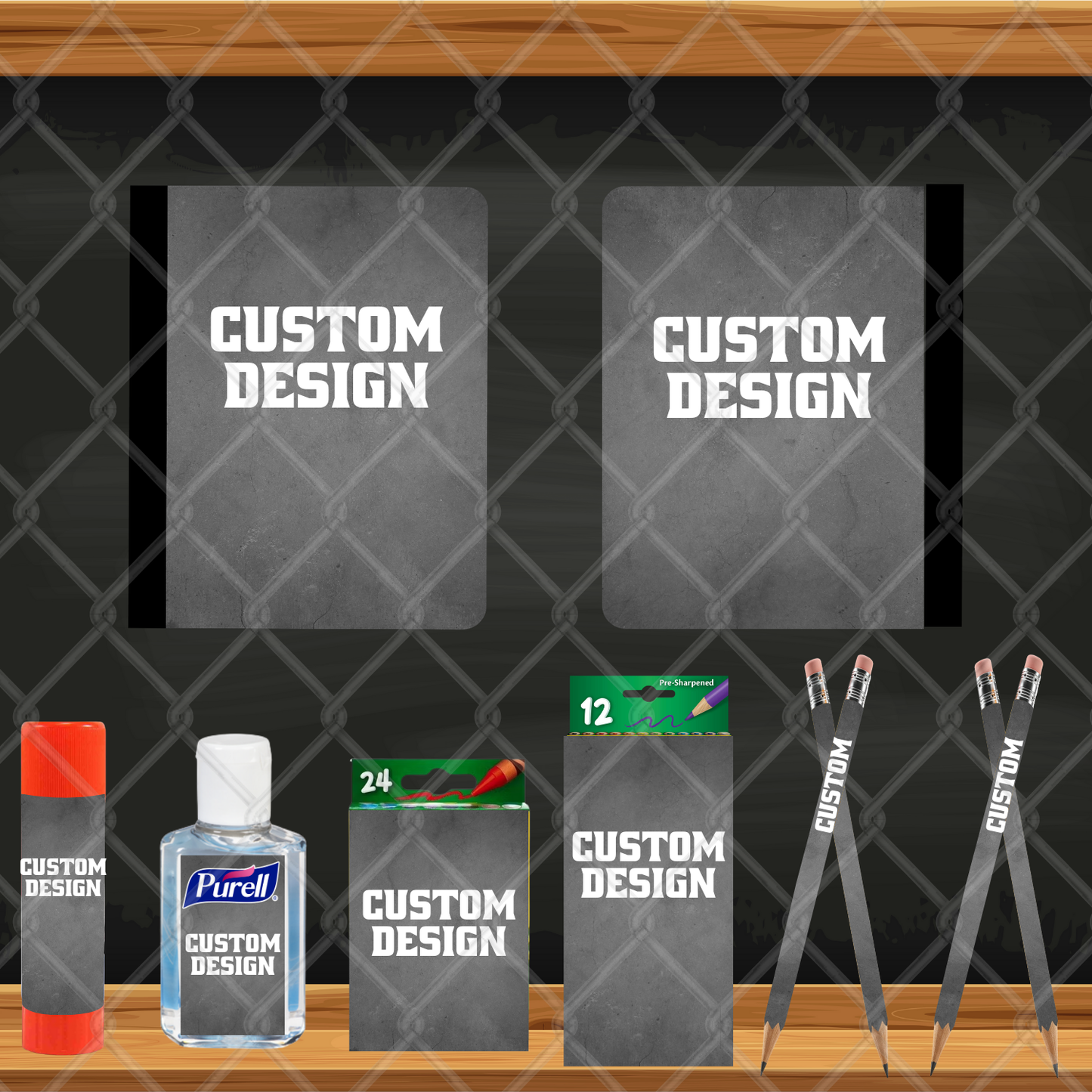 Custom Back To School Supplies Bundle