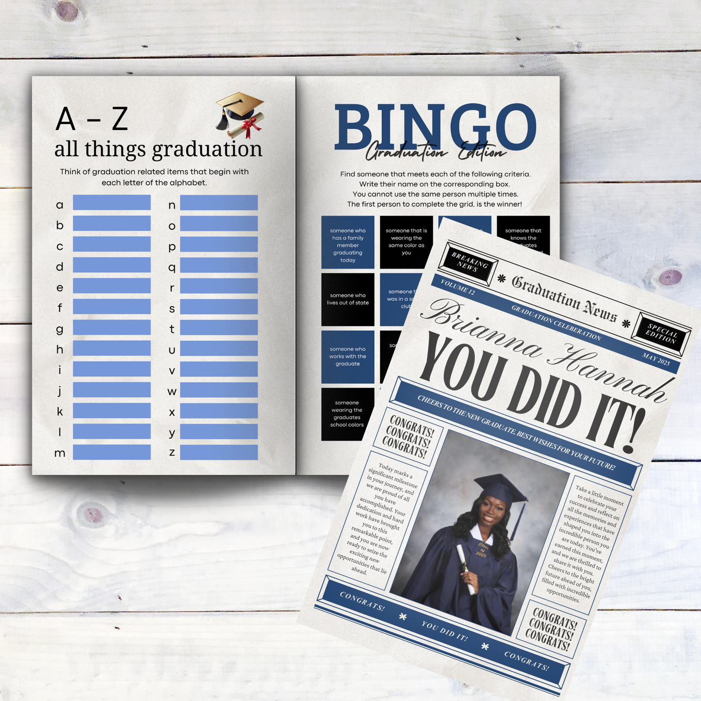 Graduation Activity Book | One Dozen Booklets