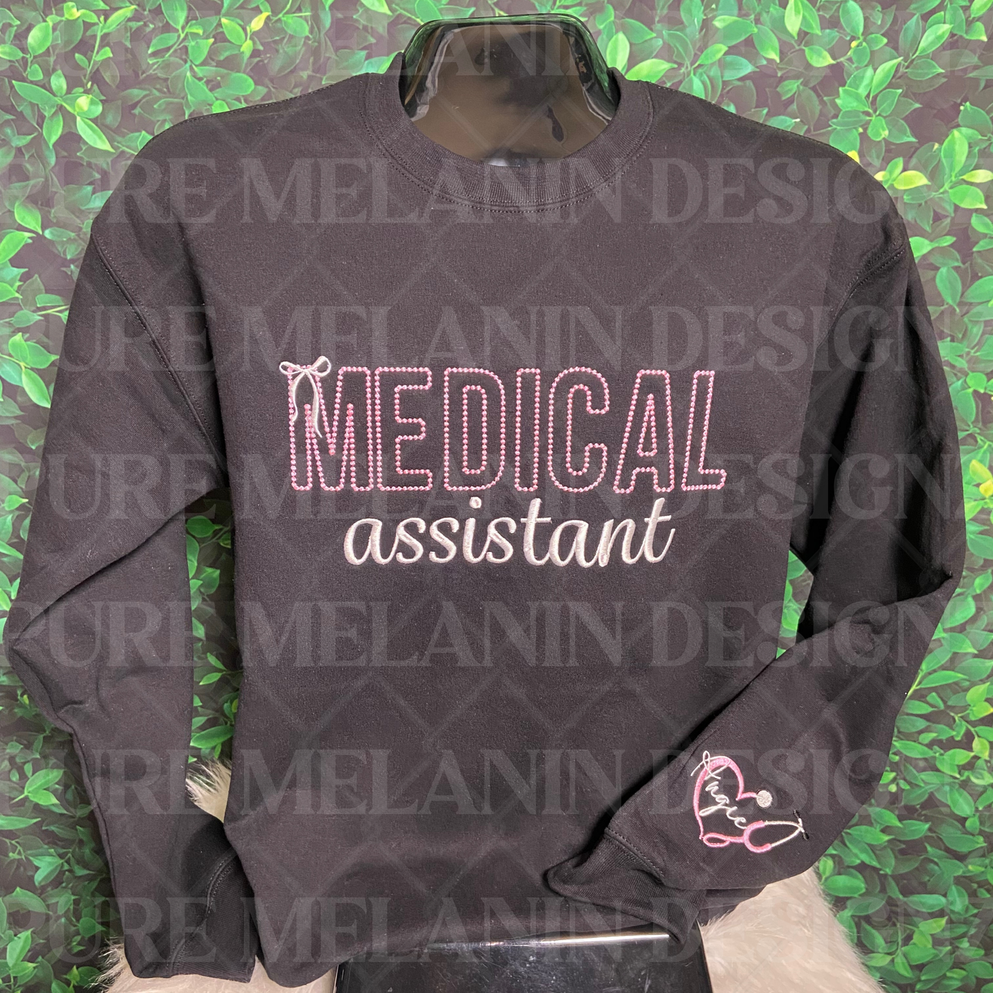 Embroidered Medical Assistant Sweatshirt