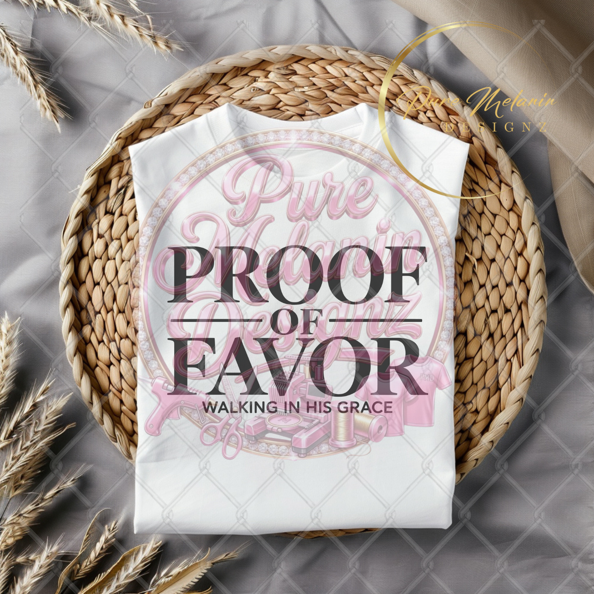 Proof of Favor Christian T-Shirt | Faith-Based T-Shirt for Women