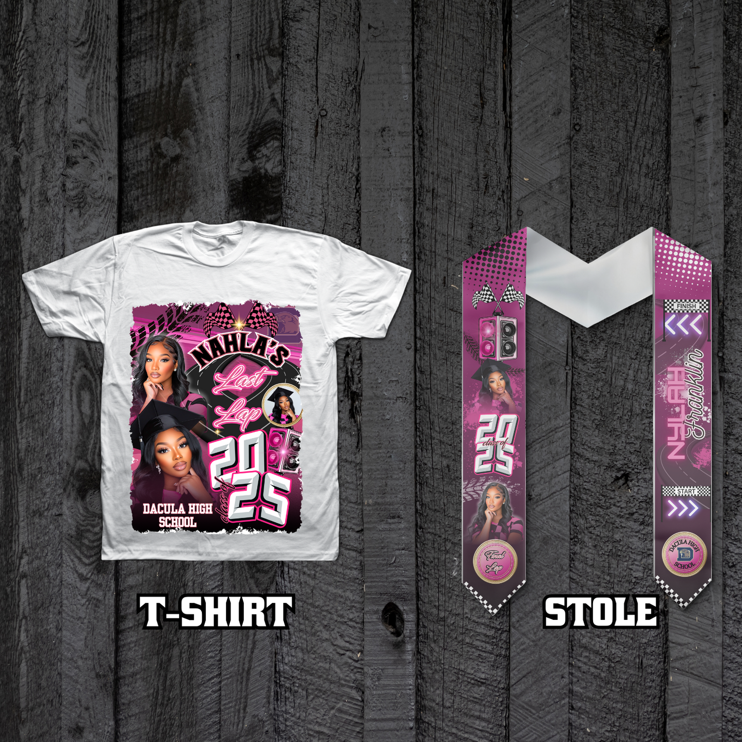 Graduation Stole and T-Shirt