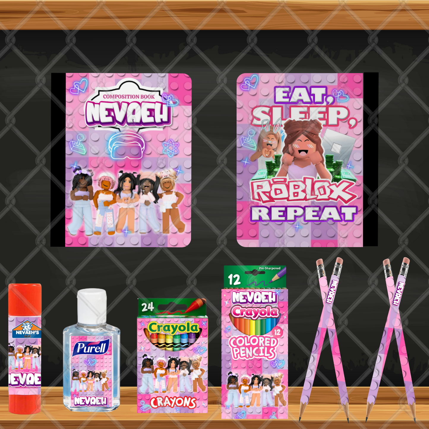 Custom Back To School Supplies Bundle