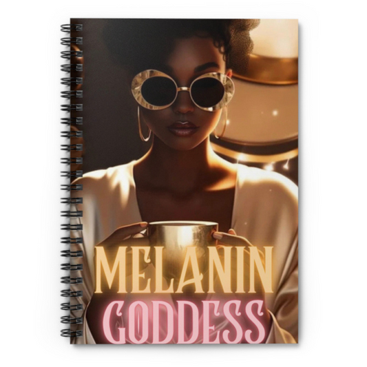 Melanin Goddess Spiral Journal