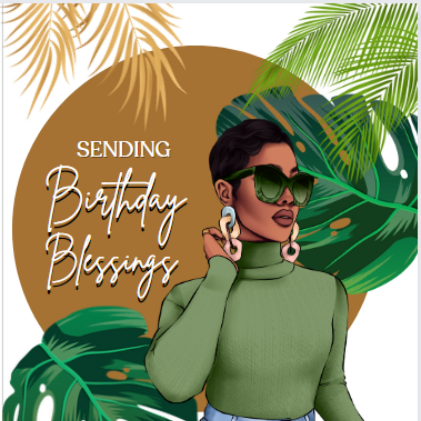 Sending Birthday Blessings - 6 Cards | Cards for Black Women | Cards Assortment