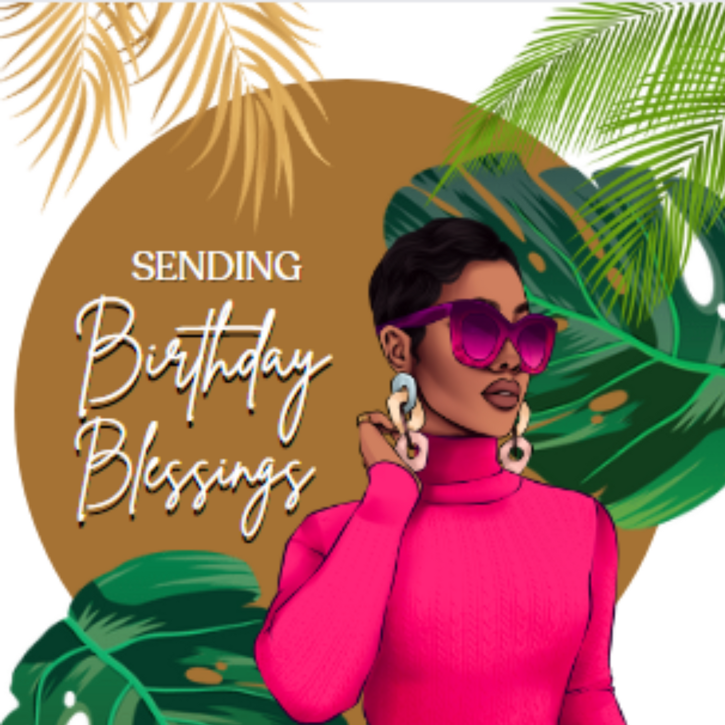 Sending Birthday Blessings - 6 Cards | Cards for Black Women | Cards Assortment