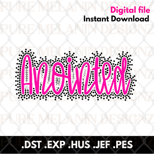 Anointed Bling & Embroidery Design - SS10