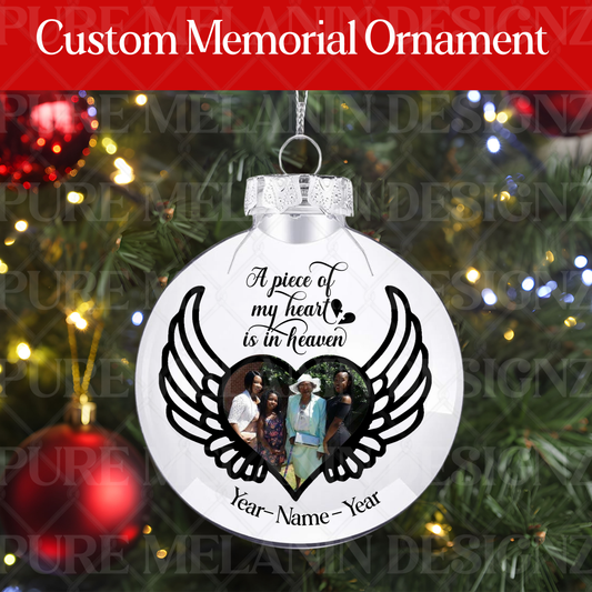 Custom Memorial Ornament