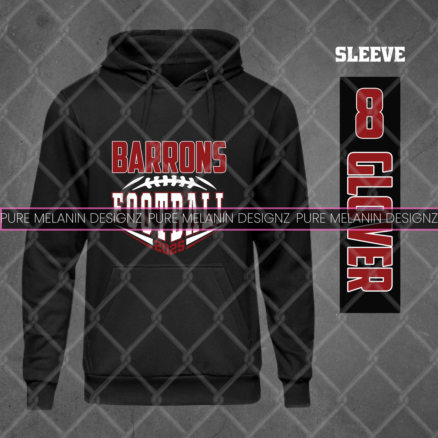Custom School Football Hoodie
