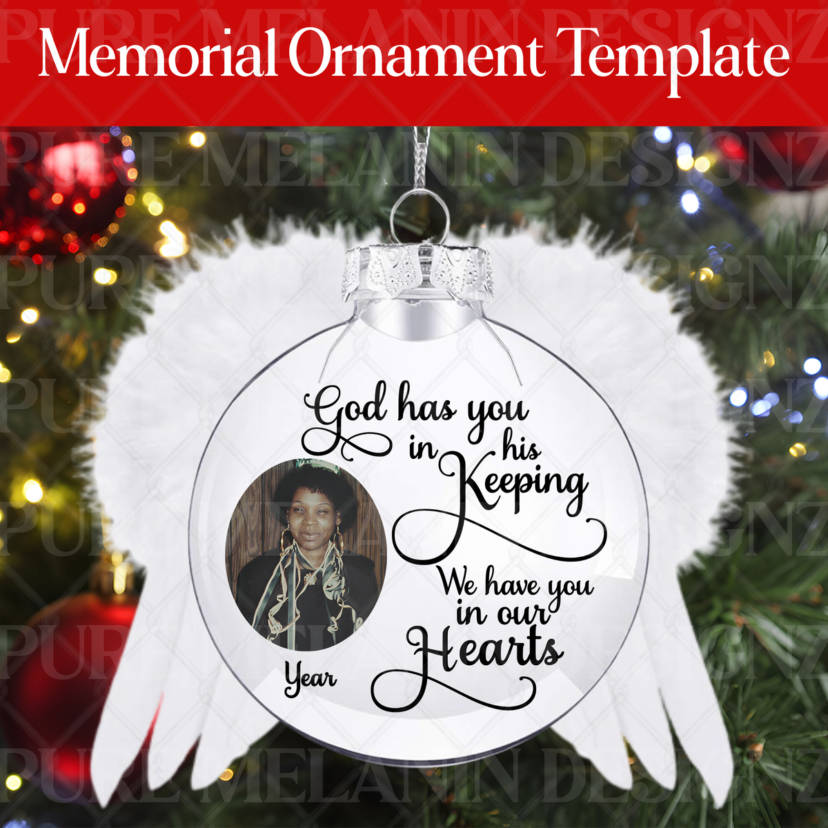 Memorial Ornament Template