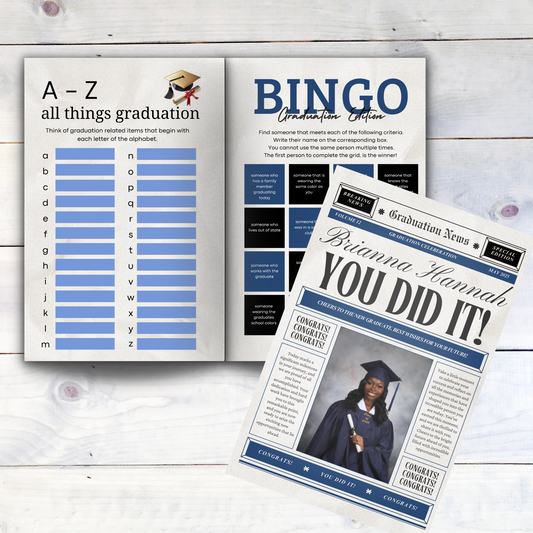 Graduation Activity Book | One Dozen Booklets