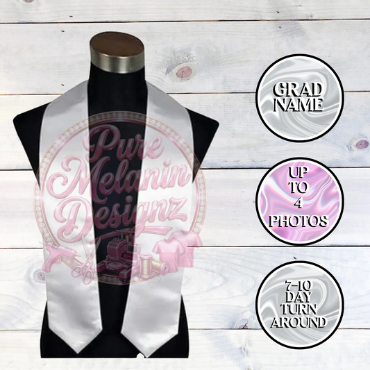 Custom Graduation Stole