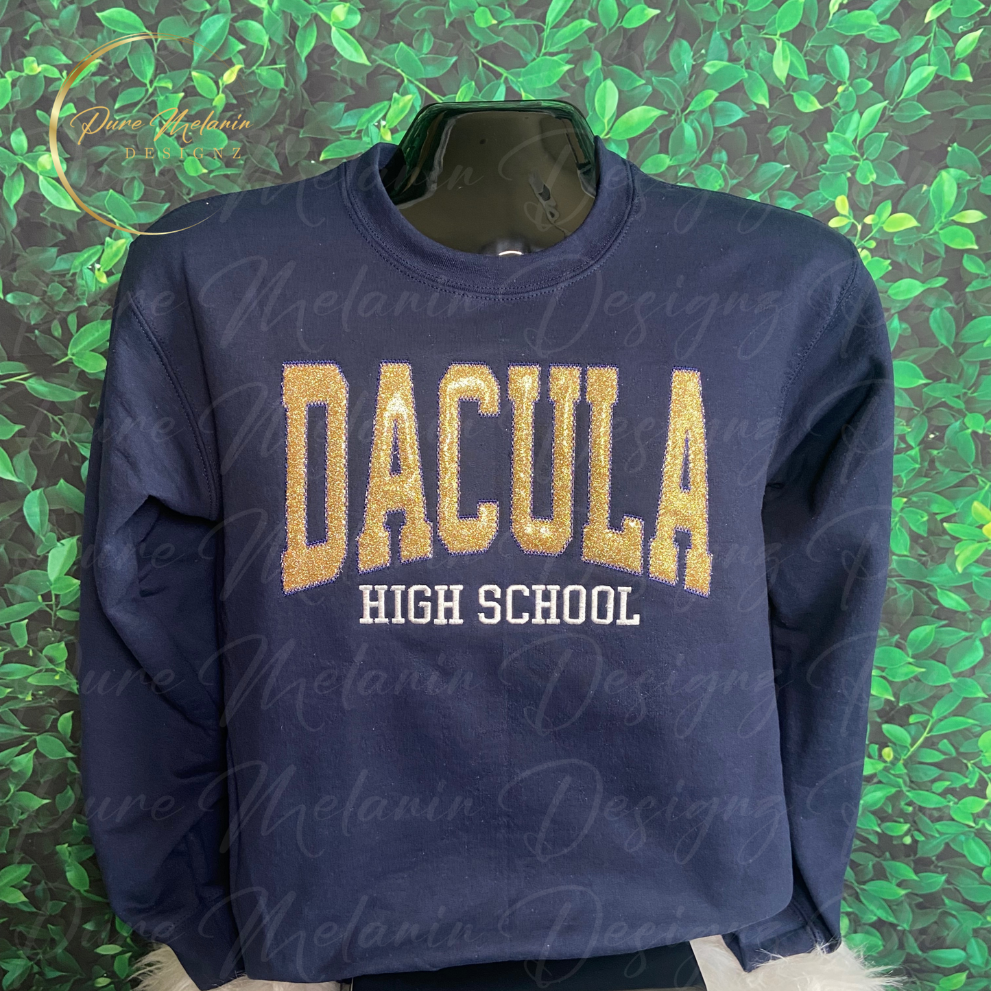 School Spirit Appliqué Sweatshirt