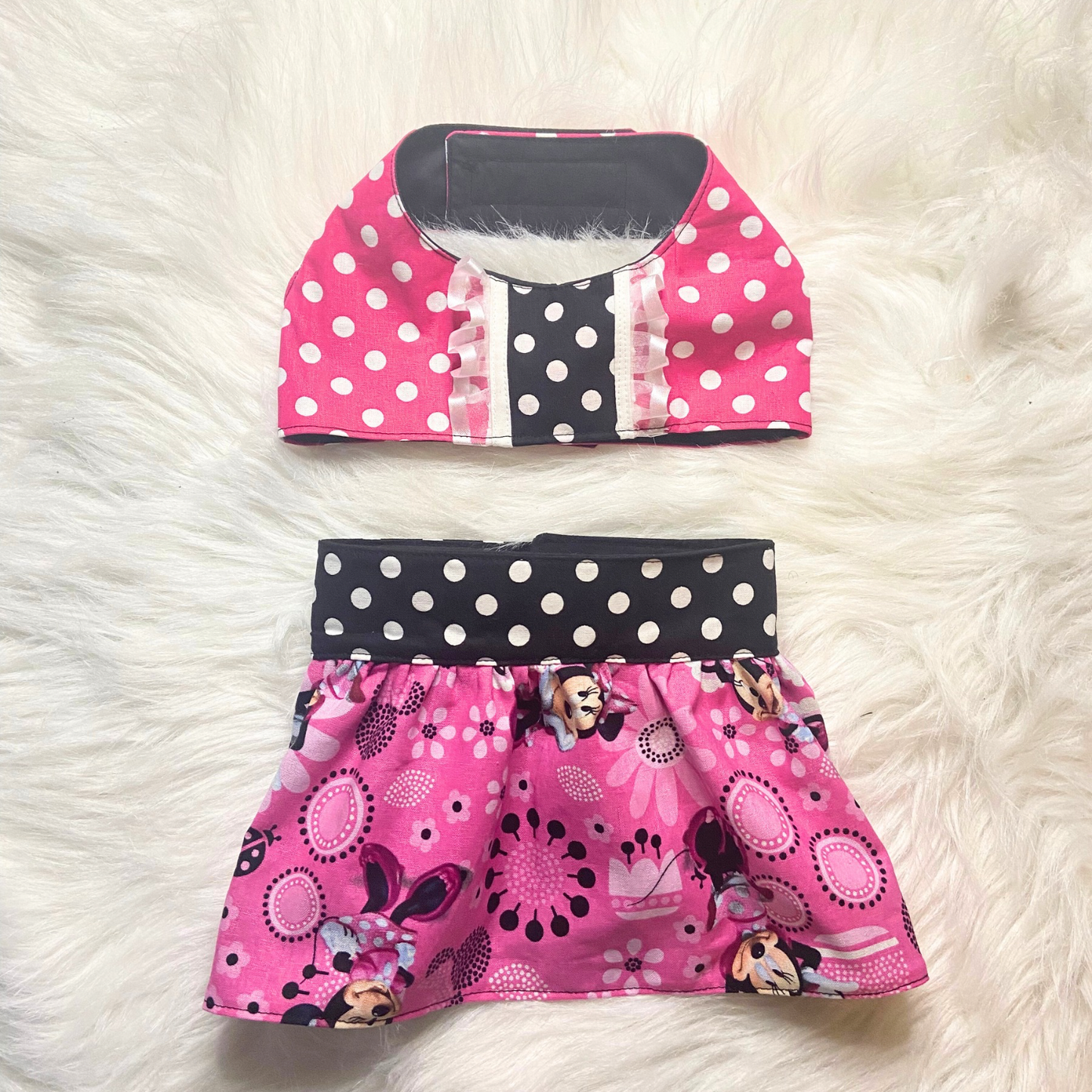 Polka Dot Mini Dog Bikini