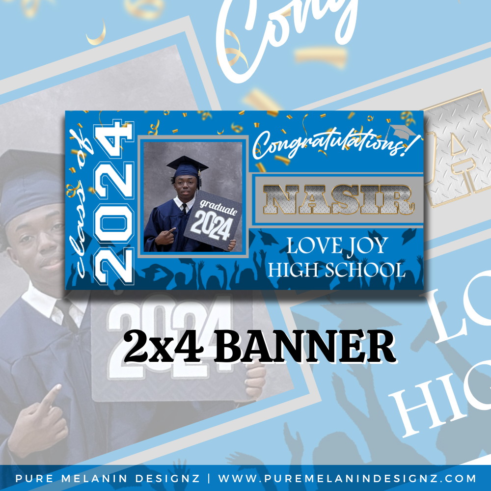 Graduation Banner with Grommets