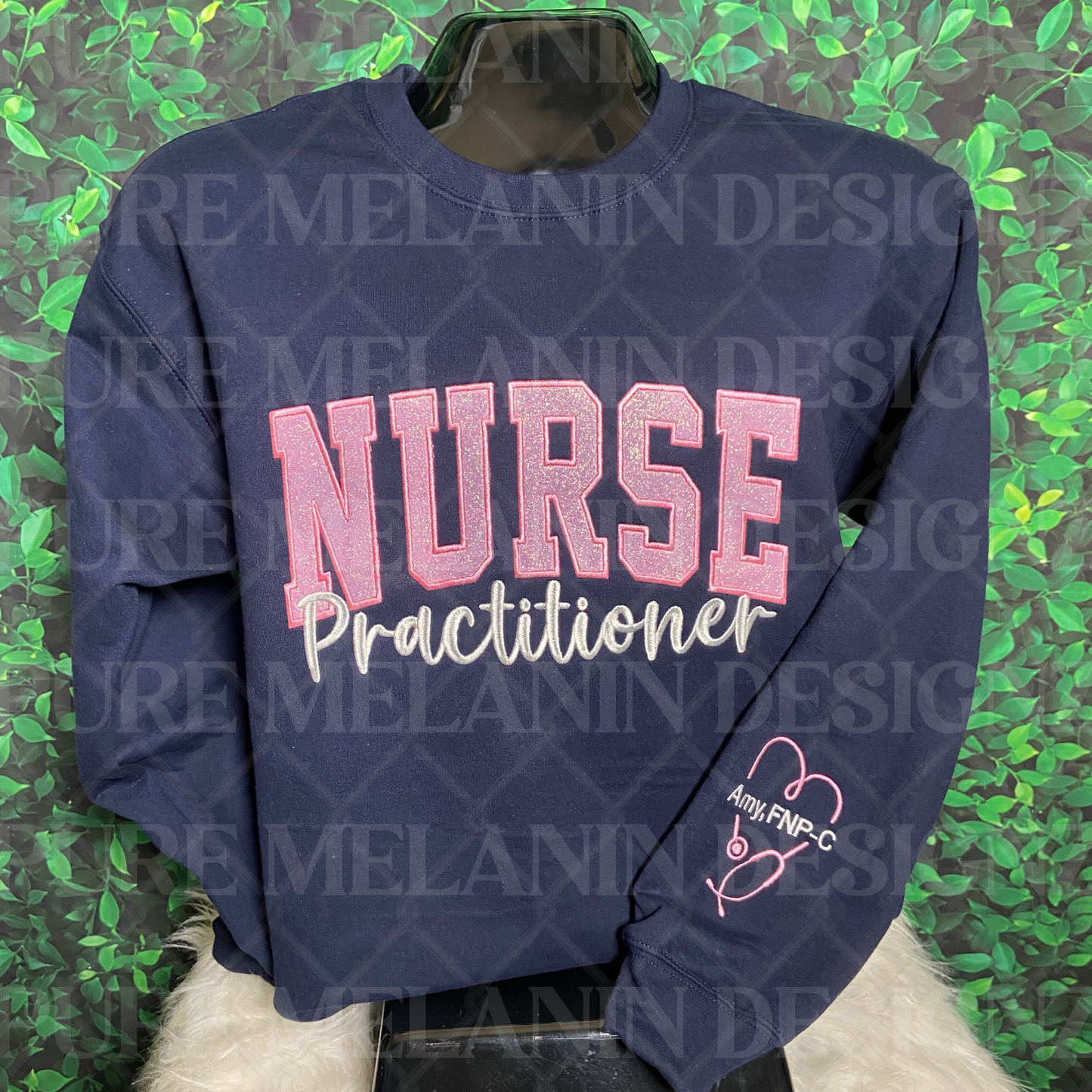 Embroidered Nurse Practitioner Sweatshirt
