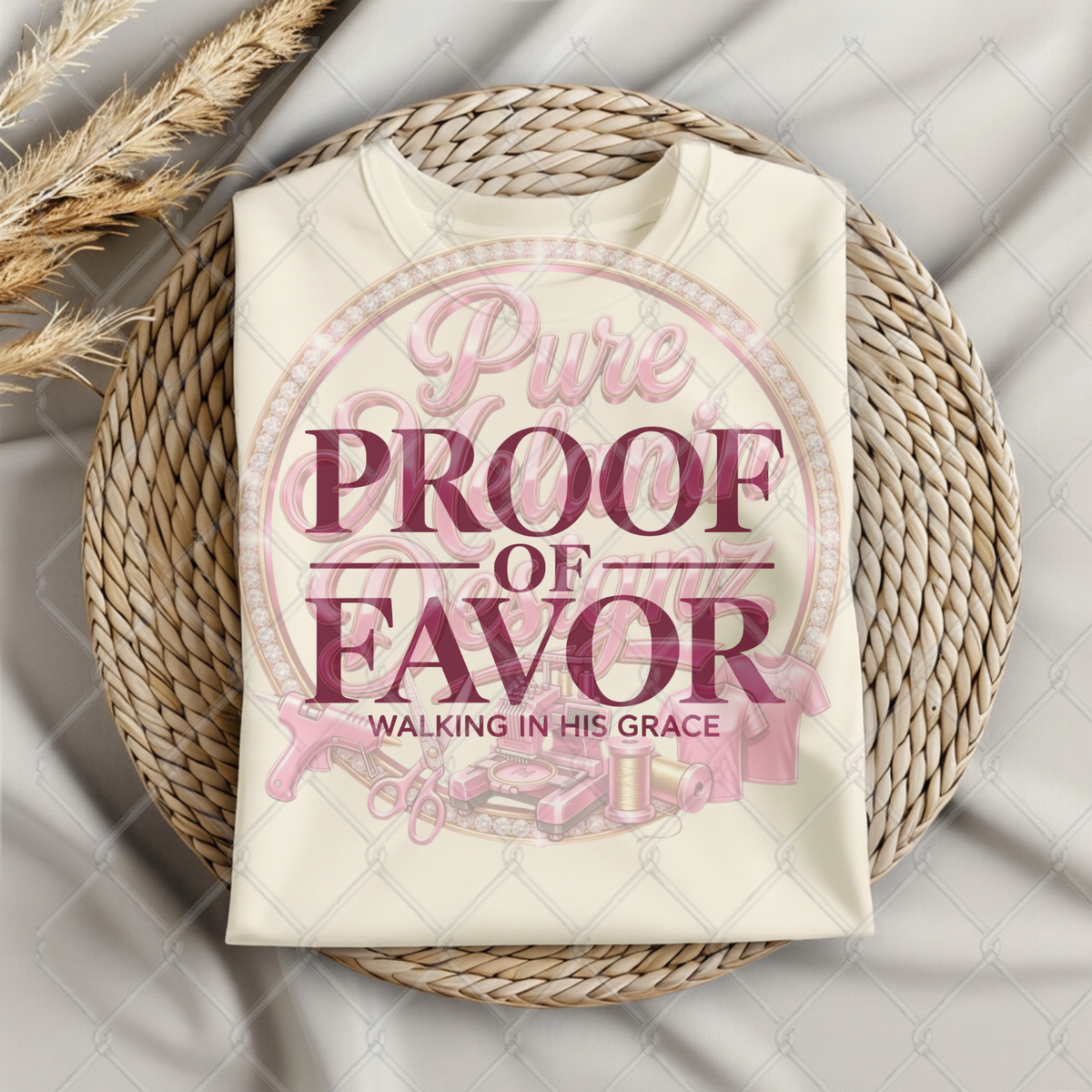 Proof of Favor Christian T-Shirt | Faith-Based T-Shirt for Women