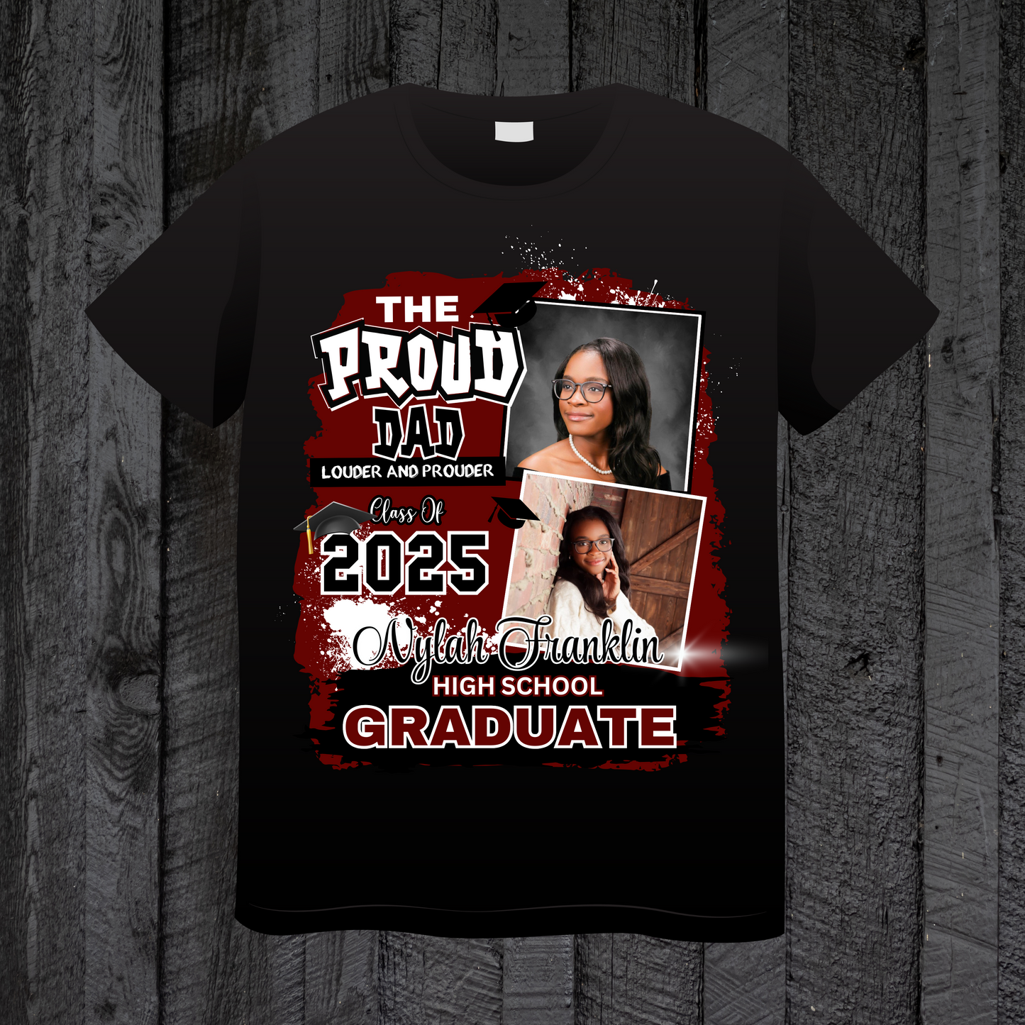 Custom Proud Family Graduation Shirts 2025
