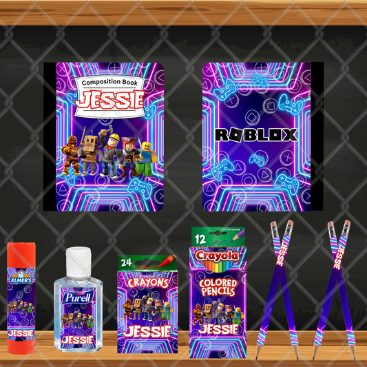 Custom Back To School Supplies Bundle