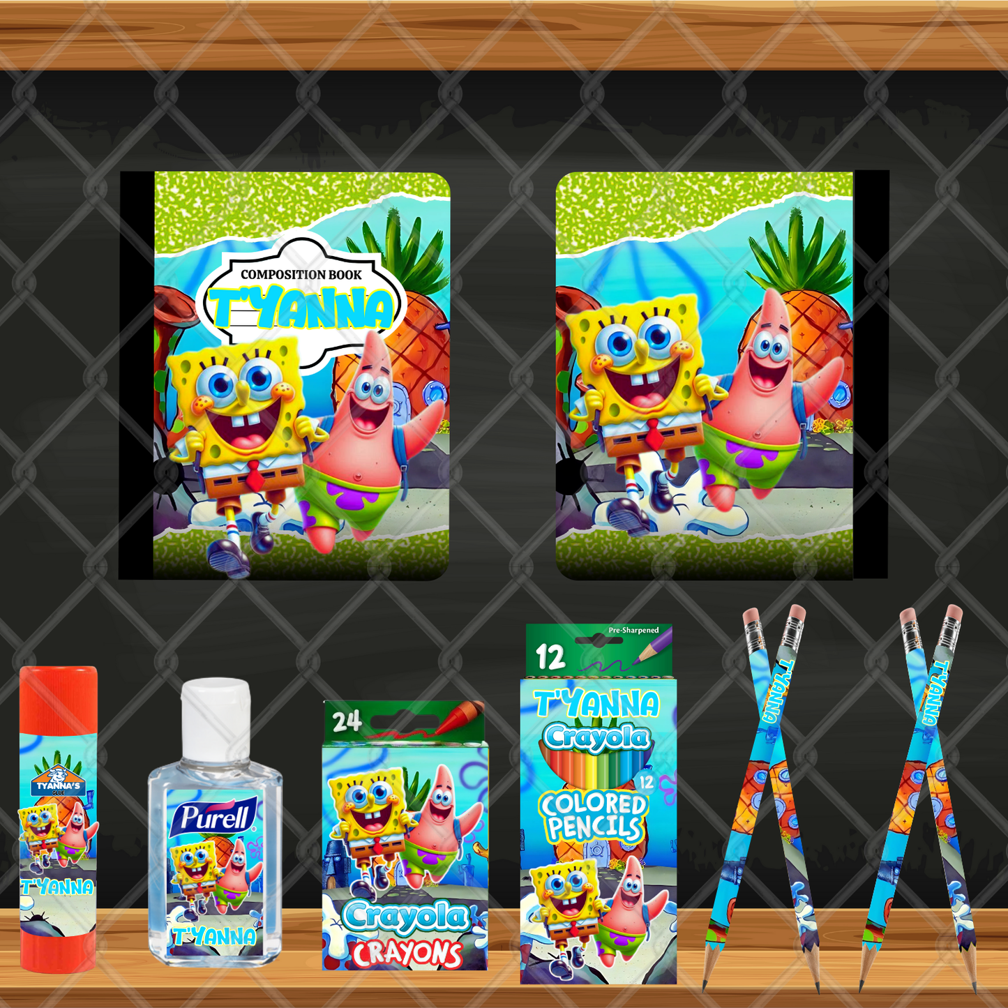 Custom Back To School Supplies Bundle