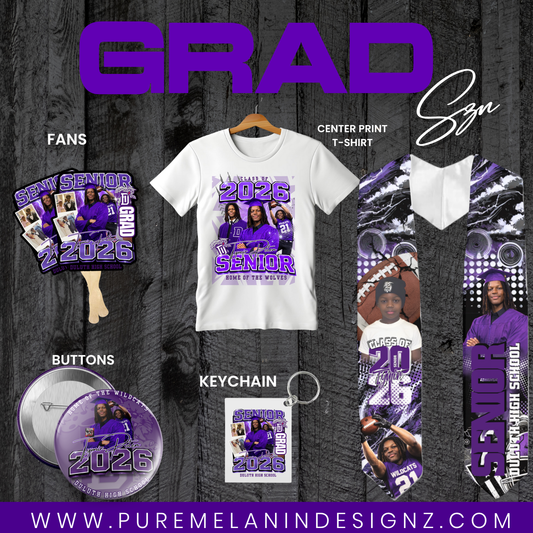 Silver Graduation Package - Purple