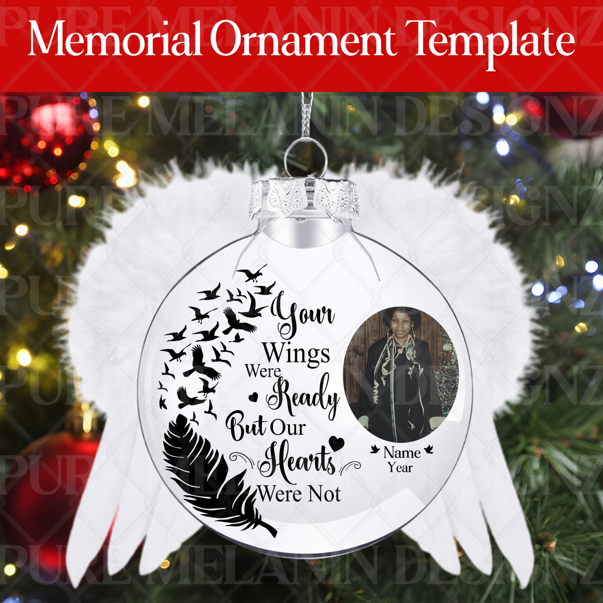 Memorial Ornament Template