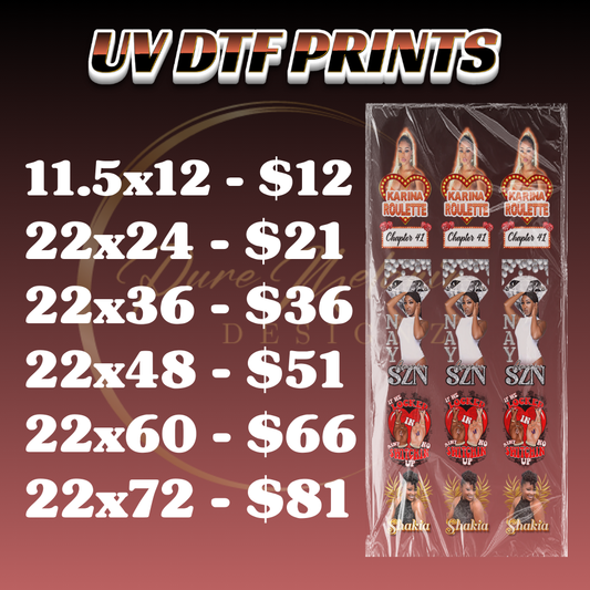 UV DTF Sticker Gang Sheet