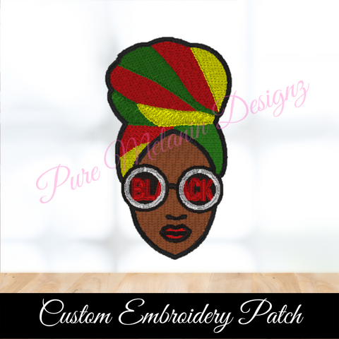 Black Queen w/Headwrap Patch