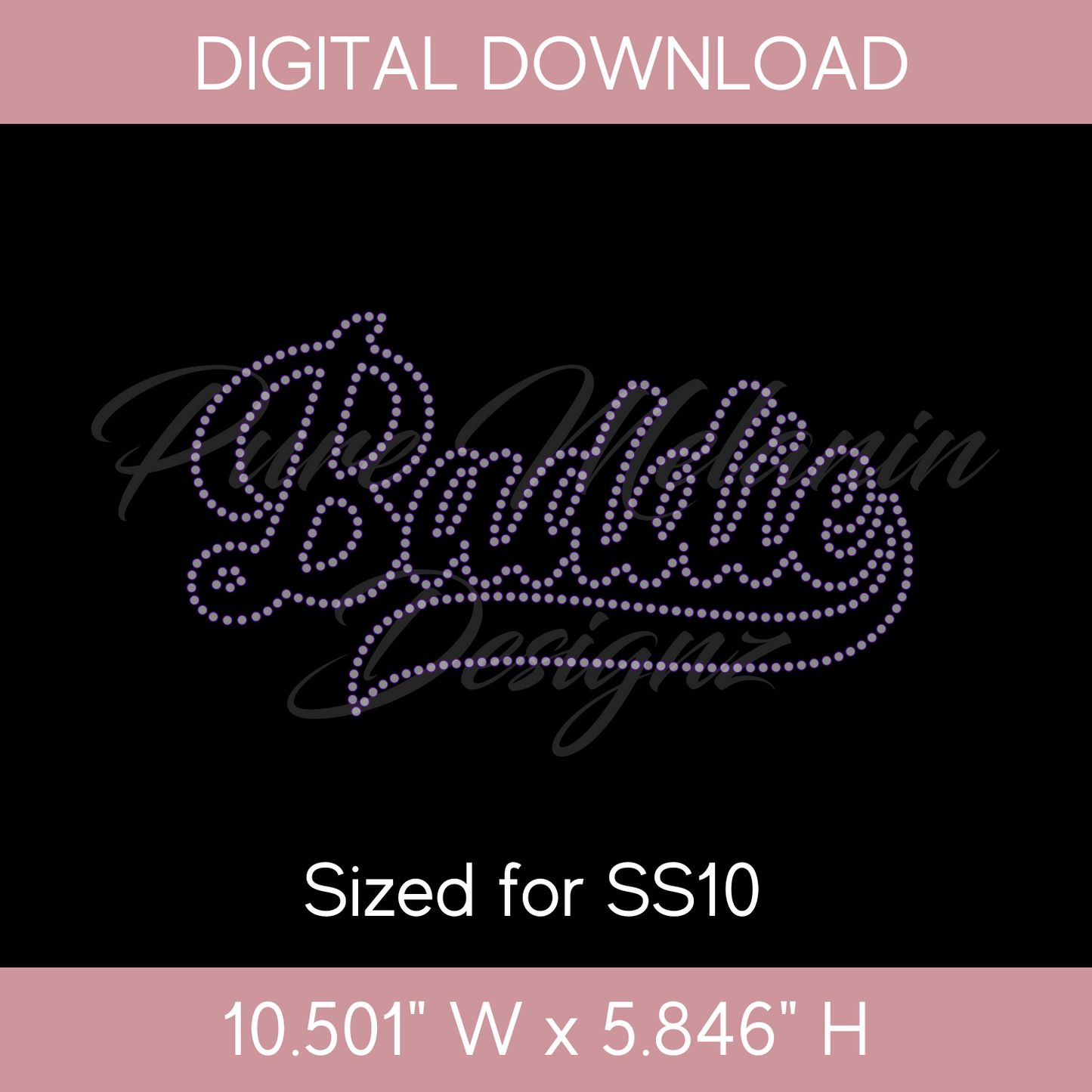 Baddie Rhinestone Template