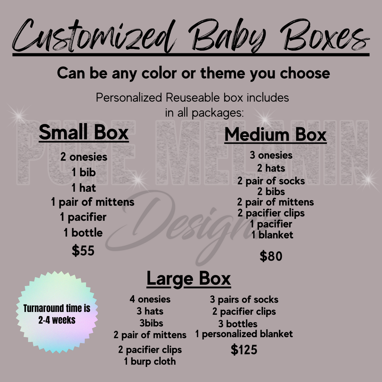 Personalized Baby Box - Girl