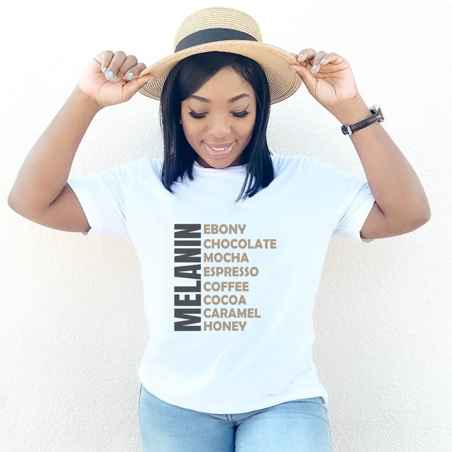 Melanin Shirt, Ebony Chocolate Mocha Espresso Coffee Cocoa Caramel